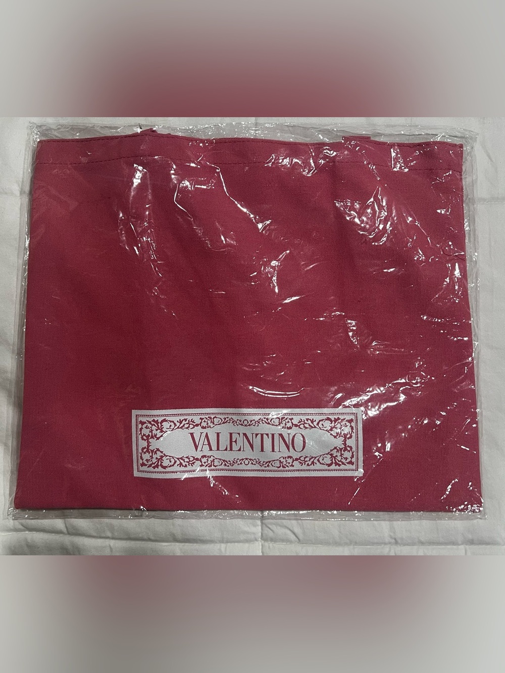 Valentino Beauty x Amam Lonbakery Town Pink Canvas Tote Bag NIP